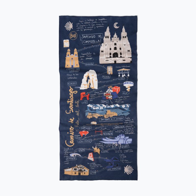 Chusta wielofunkcyjna BUFF Coolnet UV camino norte navy 2