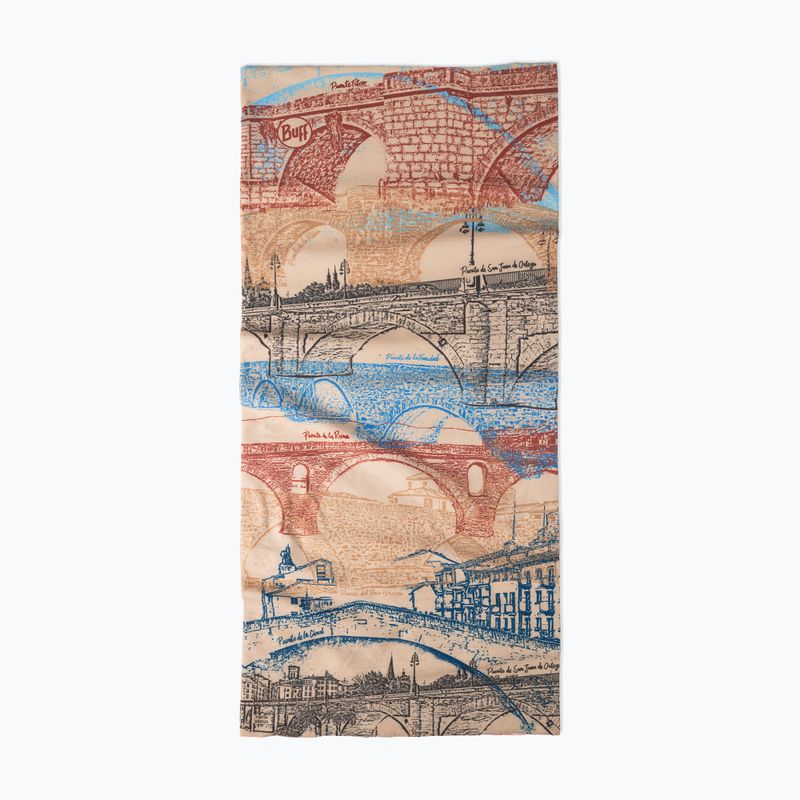 Chusta wielofunkcyjna BUFF Coolnet UV camino puentes cloud 2