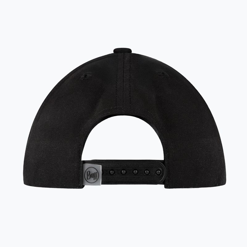Czapka z daszkiem dziecięca BUFF Snapback Solid black 2