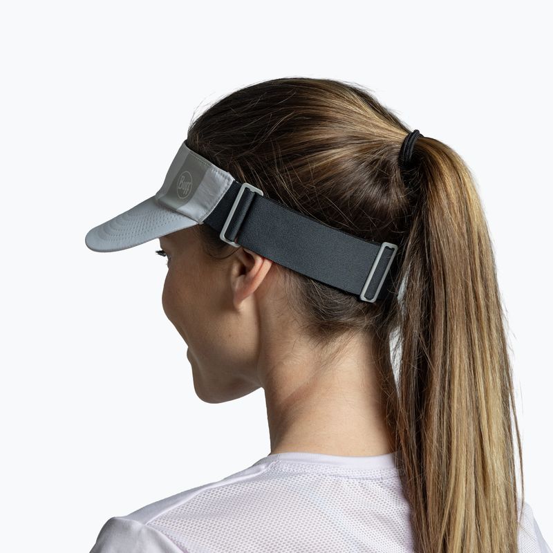 Daszek do biegania BUFF Speed solid white 4