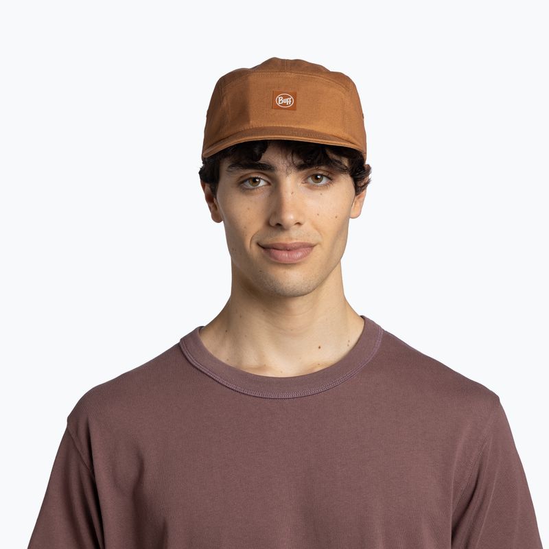 Czapka z daszkiem BUFF 5 Panel Venture solid camel 3