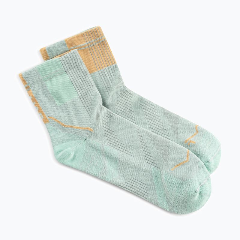 Skarpety BUFF CoolNet Quarter seagrove green 2