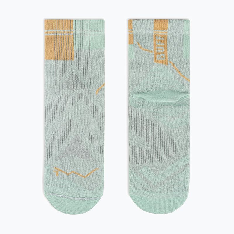 Skarpety BUFF CoolNet Quarter seagrove green 3