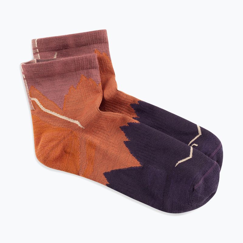 Skarpety BUFF Merino Lightweight Quarter LWQ3 ginger 2