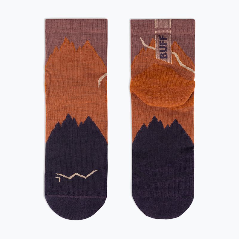 Skarpety BUFF Merino Lightweight Quarter LWQ3 ginger 3