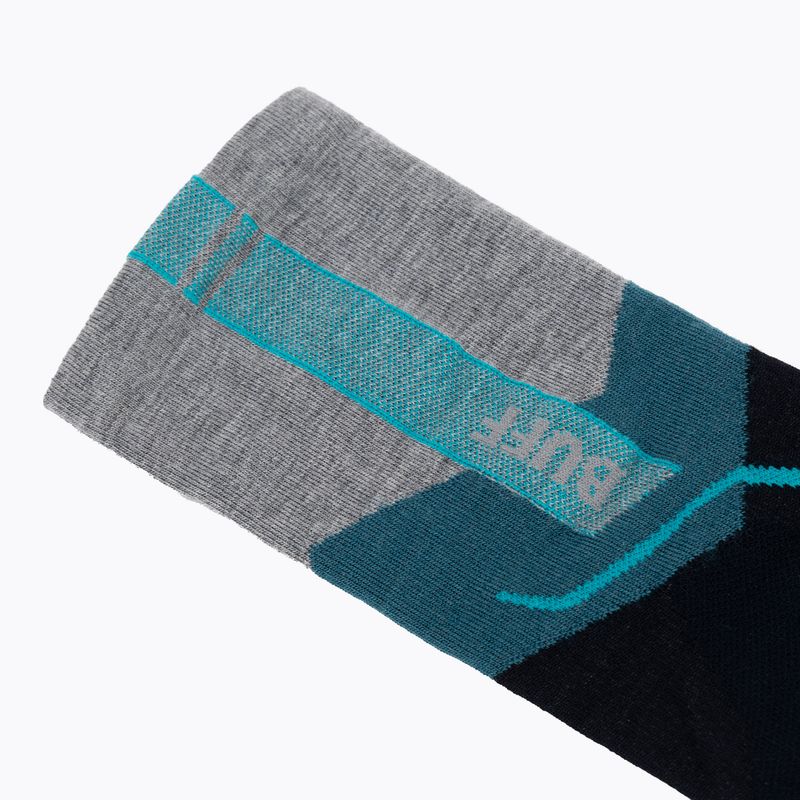 Skarpety BUFF Merino Lightweight Crew LWC1 teal 3