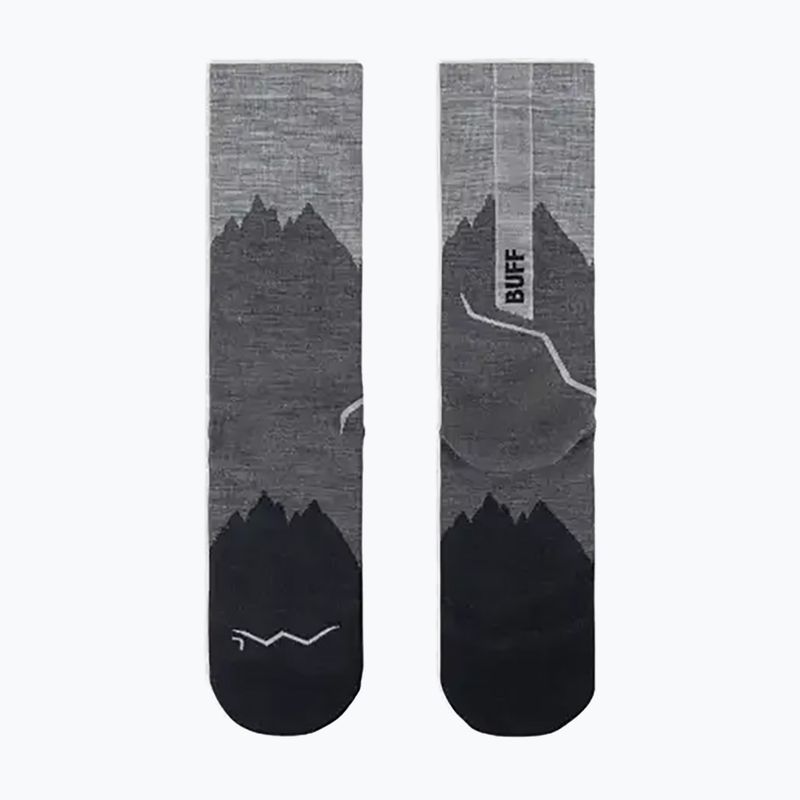 Skarpety BUFF Merino Lightweight Crew LWC3 black 6