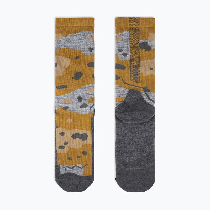 Skarpety BUFF Merino Lightweight Crew LWC2 khaki 3