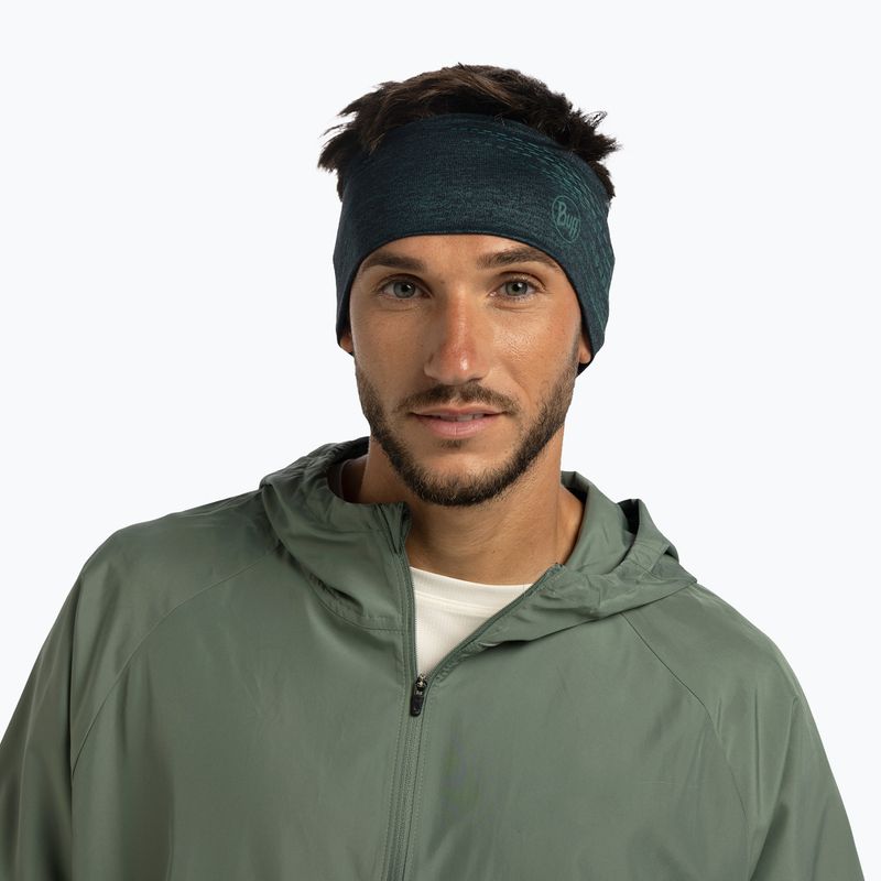 Opaska na głowę BUFF DryFlx teal 2