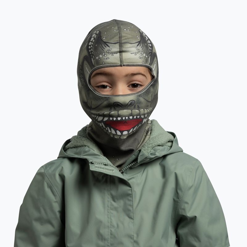 Kominiarka BUFF Polar dinochi beetle green 3
