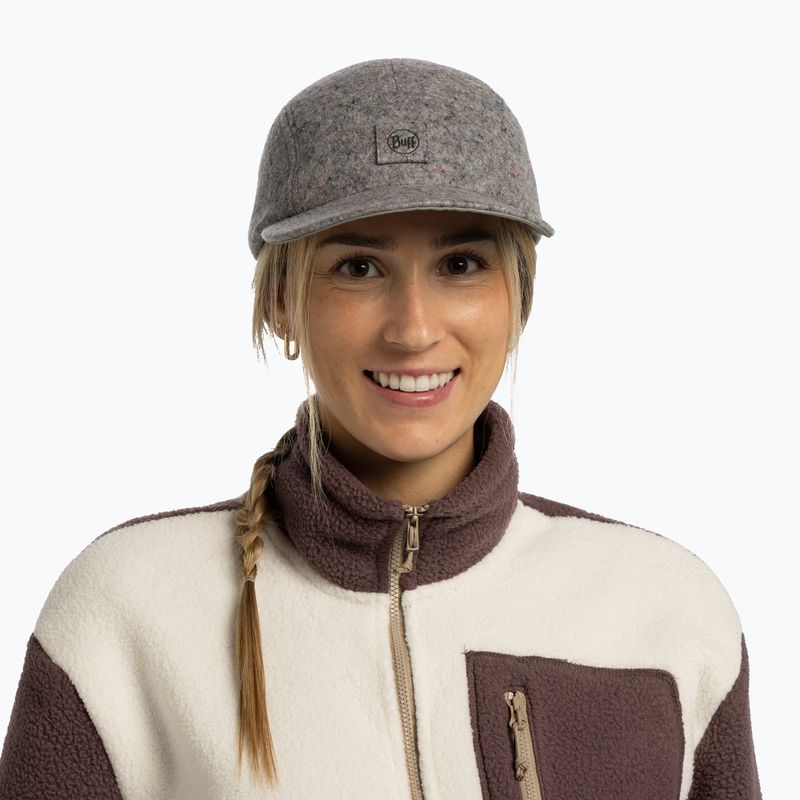 Czapka zimowa Buff Merino Upcycled thier grey heather 6