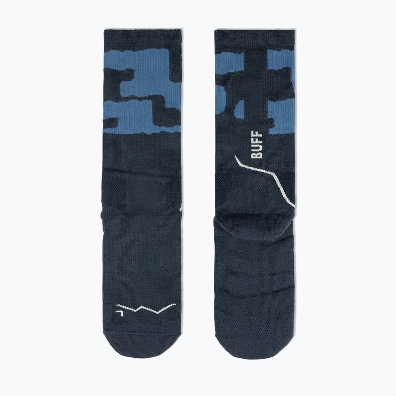 Skarpety BUFF Midweight Crew night blue 3