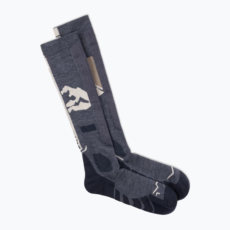 Skarpety BUFF Merino Heavyweight Over The Calf night blue 2