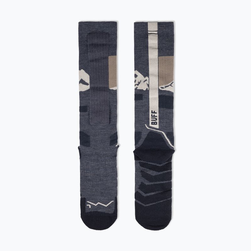 Skarpety BUFF Merino Heavyweight Over The Calf night blue 3