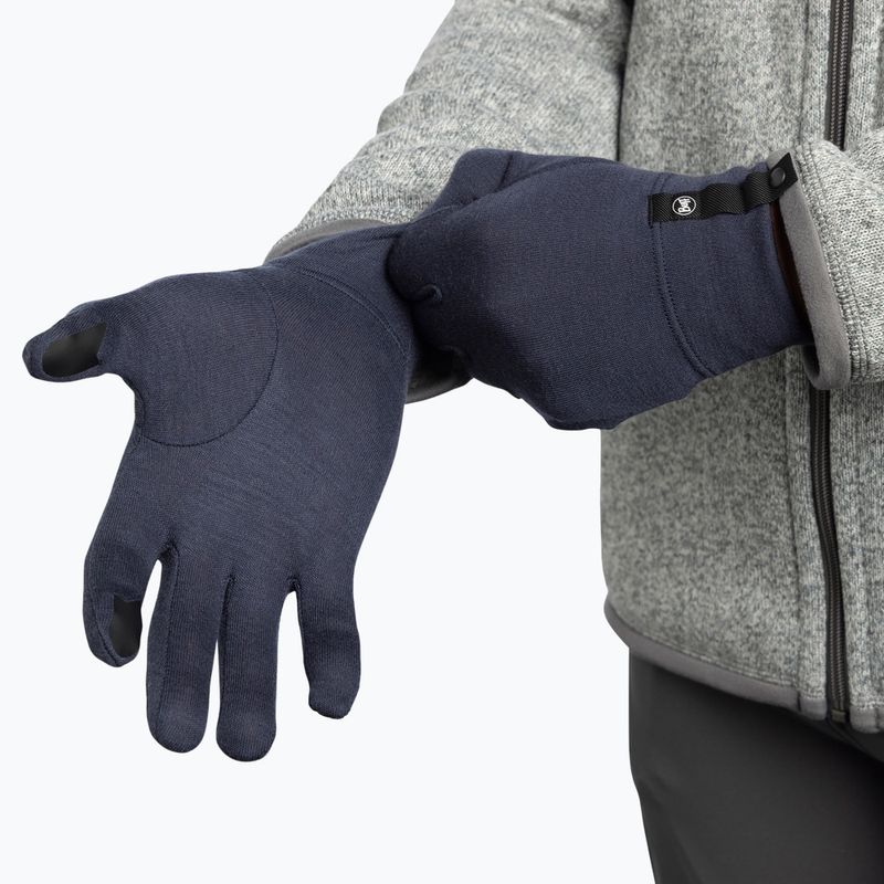 Rękawiczki BUFF Merino Midweight night blue 5