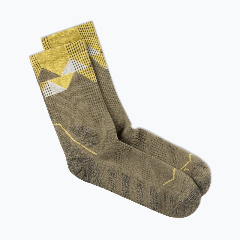 Skarpety BUFF Thermomet Crew olive green 2