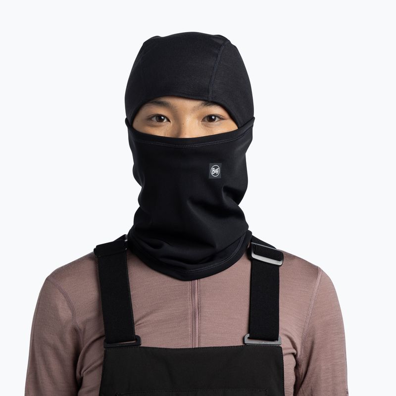 Kominiarka BUFF Tech Fleece Hinged black 6