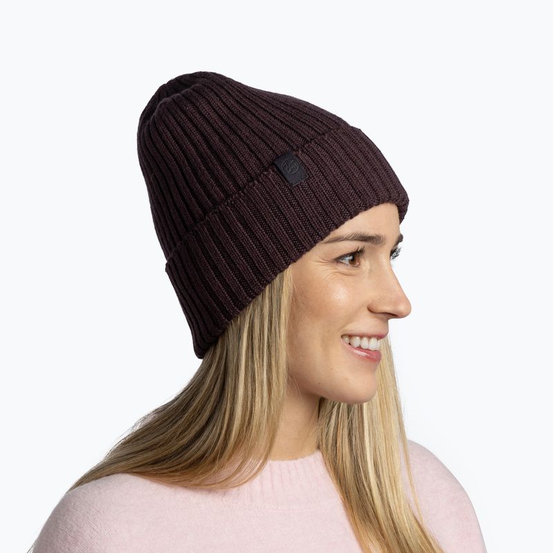 Czapka zimowa Buff Knitted Norval wine 4