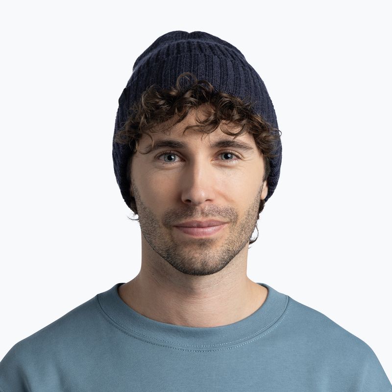 Czapka zimowa Buff Knitted Norval night blue 3