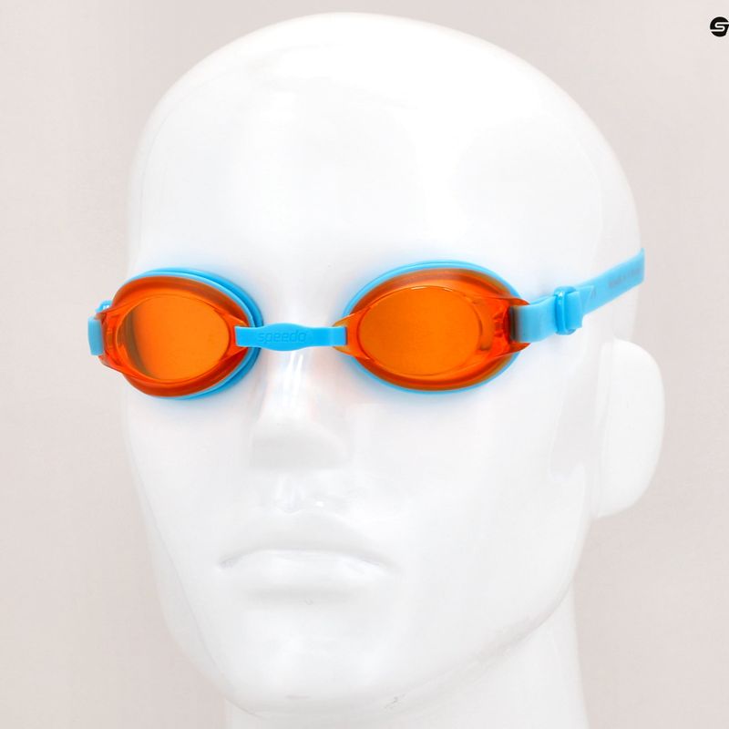 Okulary do pływania dziecięce Speedo Jet V2 blue/orange 6