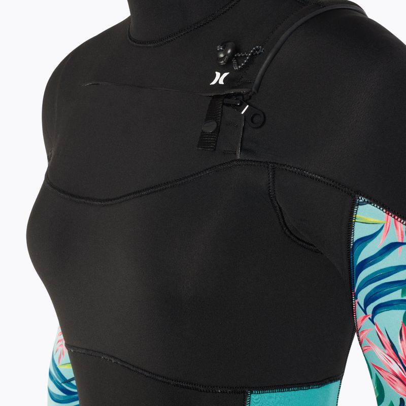 Pianka do pływania damska Hurley Plus Printed 4/3 mm Fullsuit java tropical 3