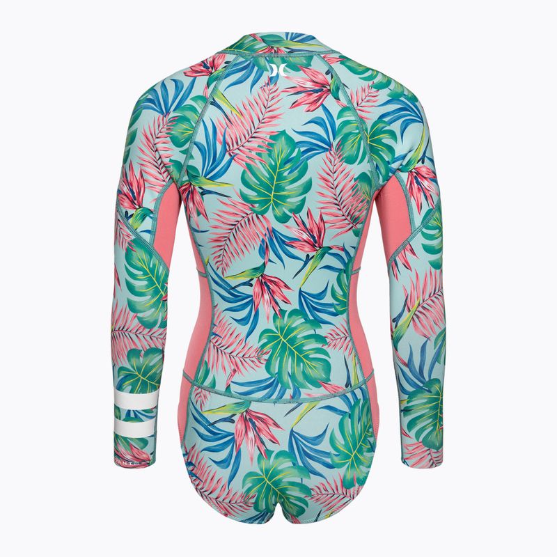 Pianka do pływania damska Hurley Advant 2 mm Springsuit java tropical 2