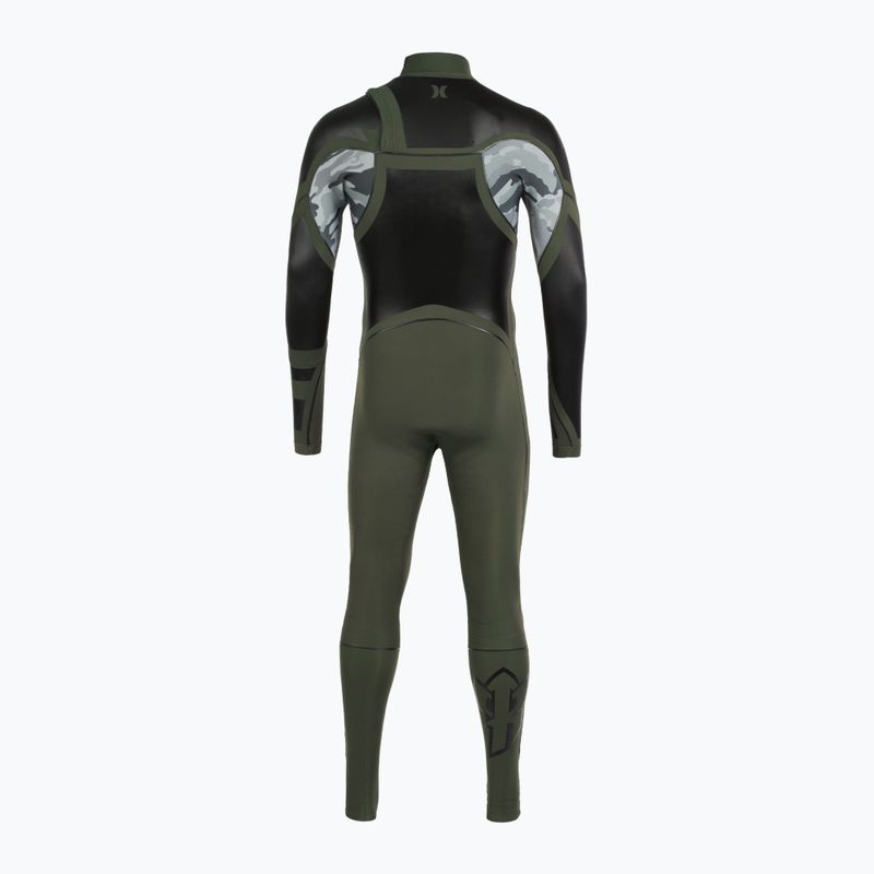 Pianka do pływania męska Hurley Kai Lenny Max 3/2 mm Fullsuit dark green 3