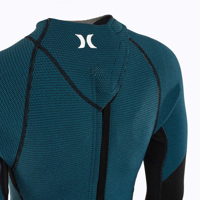Pianka do pływania damska Hurley Advant Shorty Texture 2/2 mm Springsuit black/skyblue 4