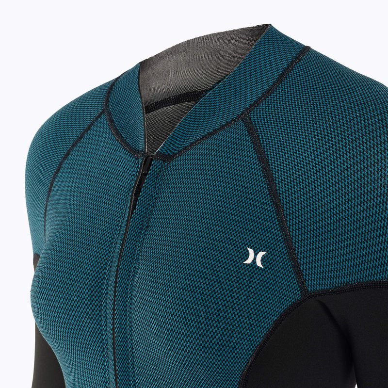 Pianka do pływania damska Hurley Advant Texture 2/2 mm Springsuit black/skyblue 4