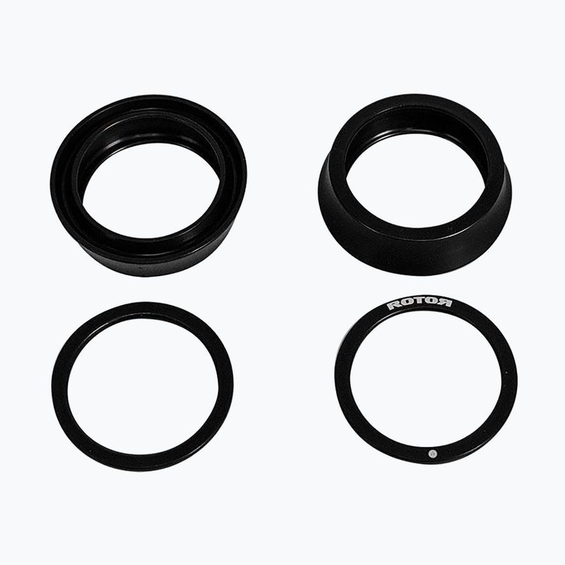 Podkładki dystansowe do korb Rotor Road Spacer Kit 4 szt. czarny