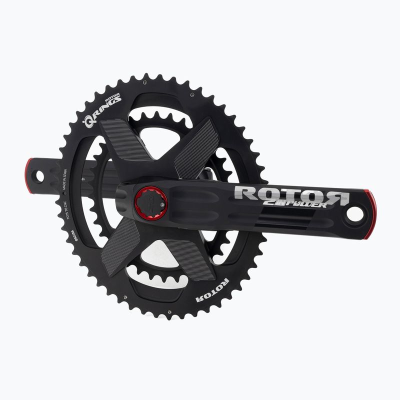 Mechanizm korbowy z pomiarem mocy Rotor 2Inpower Oval Direct Mount czarny