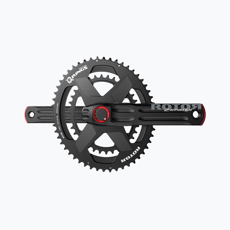 Mechanizm korbowy z pomiarem mocy Rotor 2Inpower Oval Direct Mount czarny 4