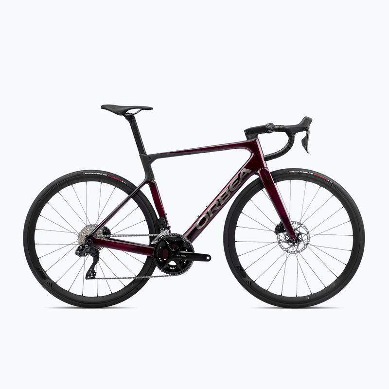 Rower szosowy Orbea Orca M30i LTD PWR 2023 red wine/carbon