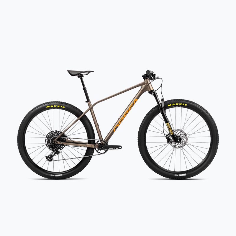 Rower górski Orbea Alma H10 Eagle 2023 taupe brown/mango