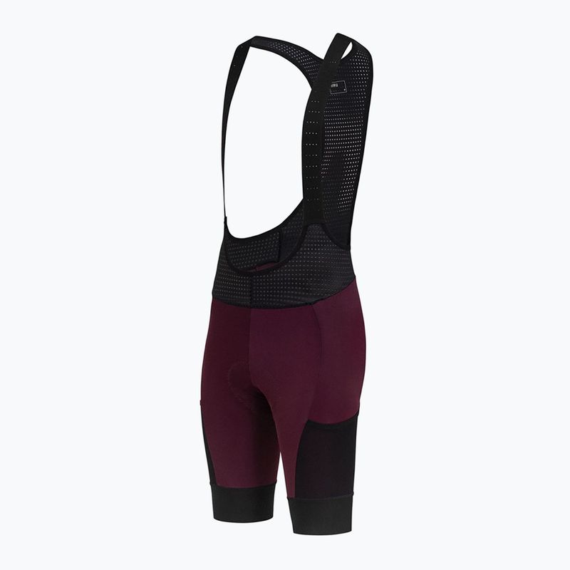 Spodenki rowerowe męskie HIRU Advanced Cargo Bibshort garnet 2