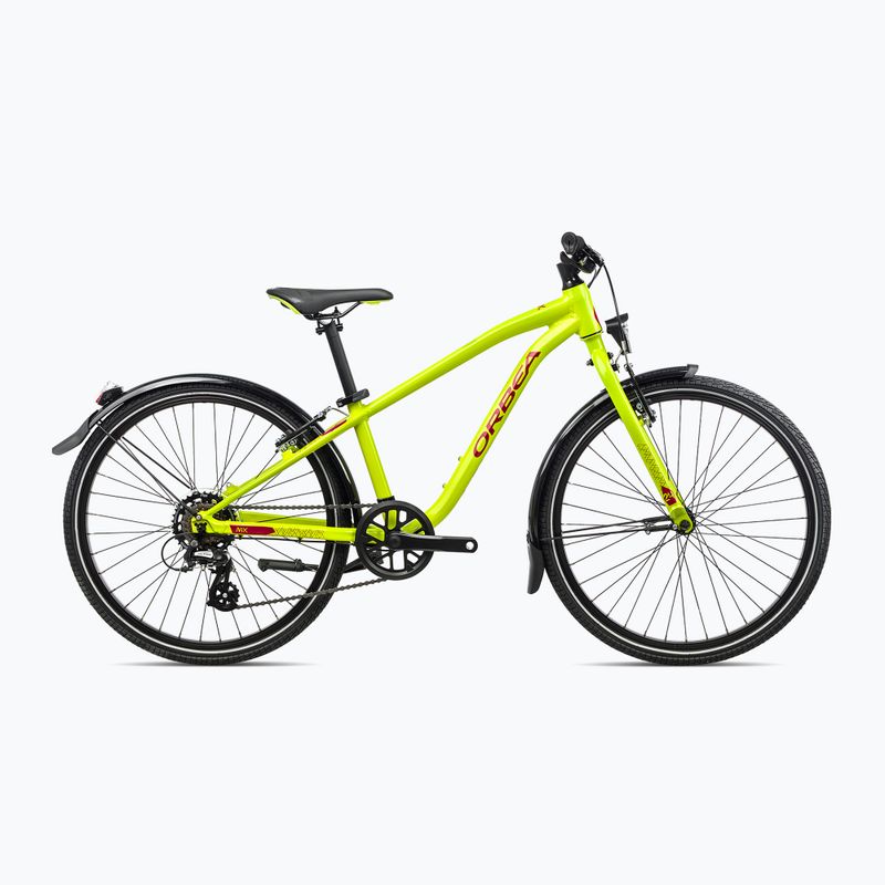 Rower dziecięcy Orbea MX 24 Park 2023 lime green/watermelon red
