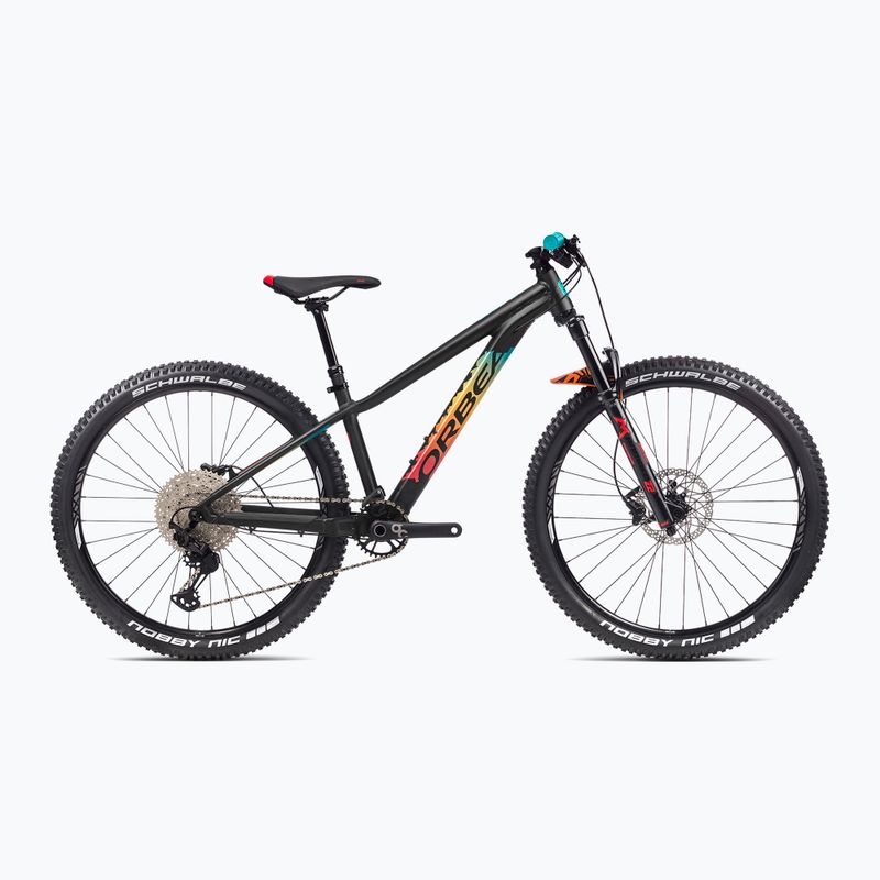 Rower dziecięcy Orbea Laufey 27 H10 2023 black matt/rainbow