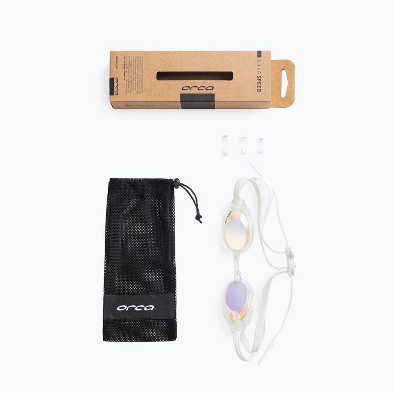 Okulary do pływania Orca Killa Speed mirror white 5