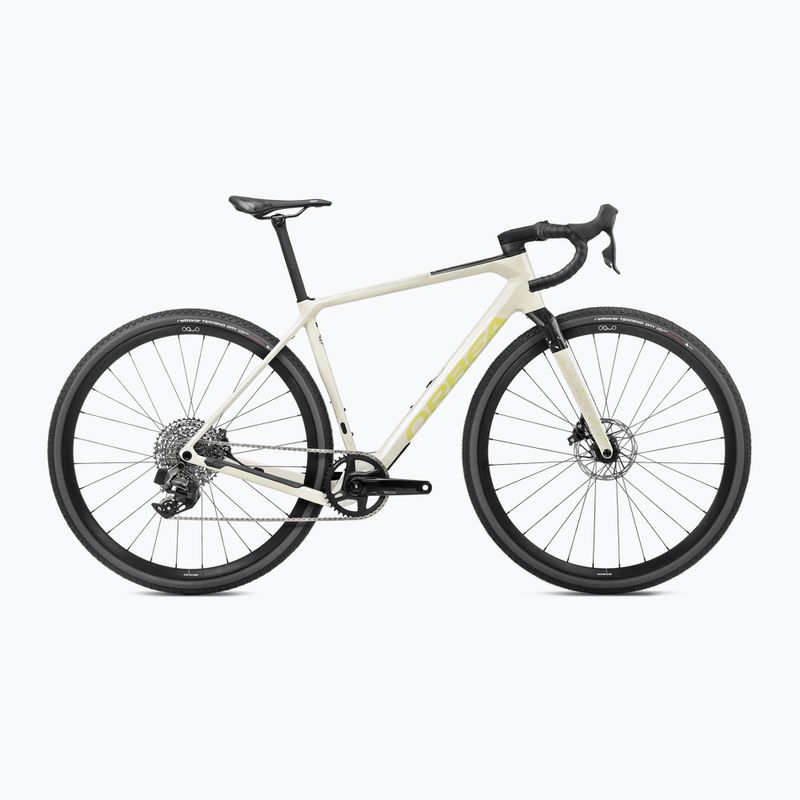 Rower gravelowy Orbea Terra M31e Team 1X 2024 ivory white/spicy lime