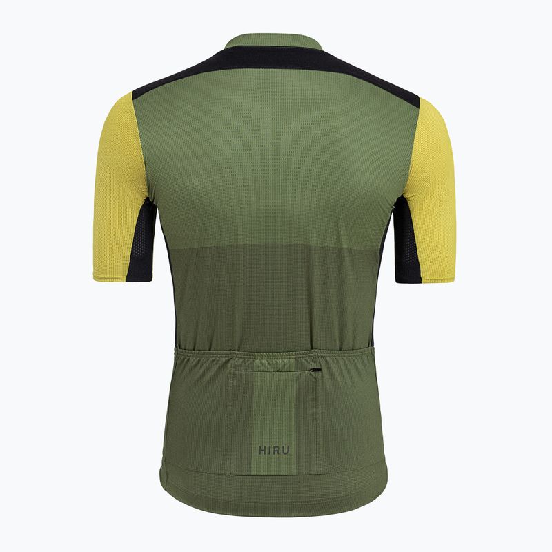 Koszulka rowerowa męska HIRU Advanced Cargo green 3