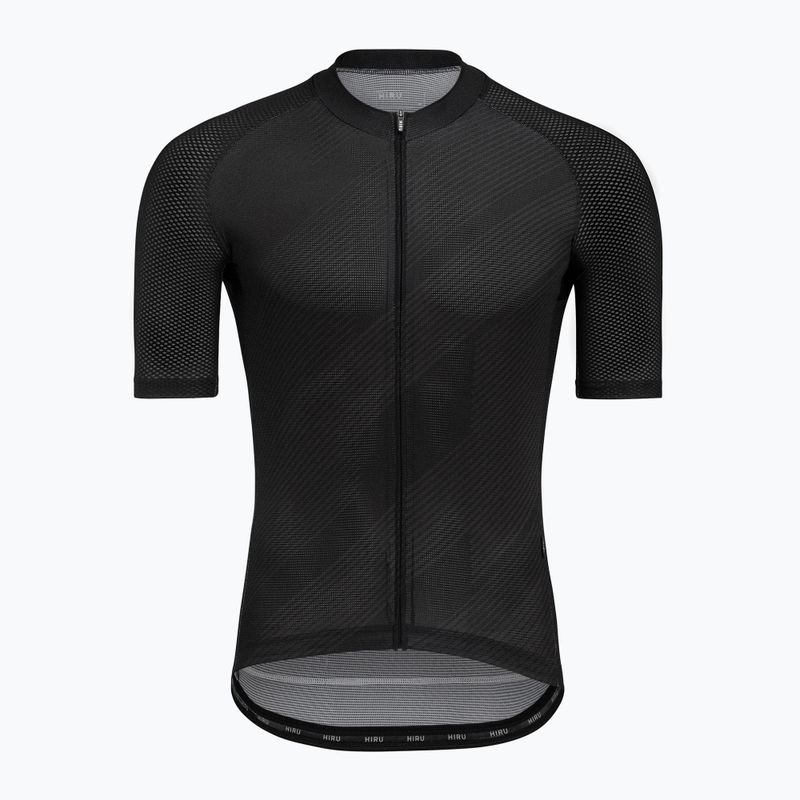 Koszulka rowerowa męska HIRU Core Light full black 7