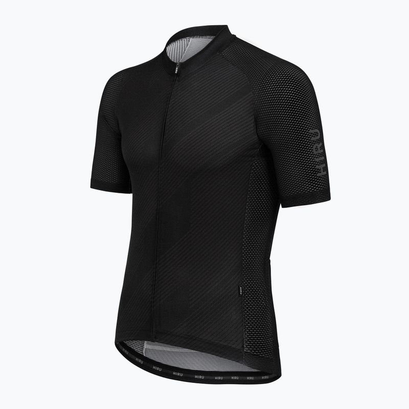 Koszulka rowerowa męska HIRU Core Light full black 8