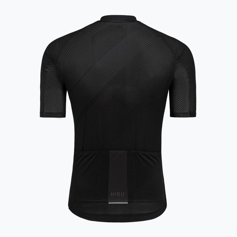 Koszulka rowerowa męska HIRU Core Light full black 9