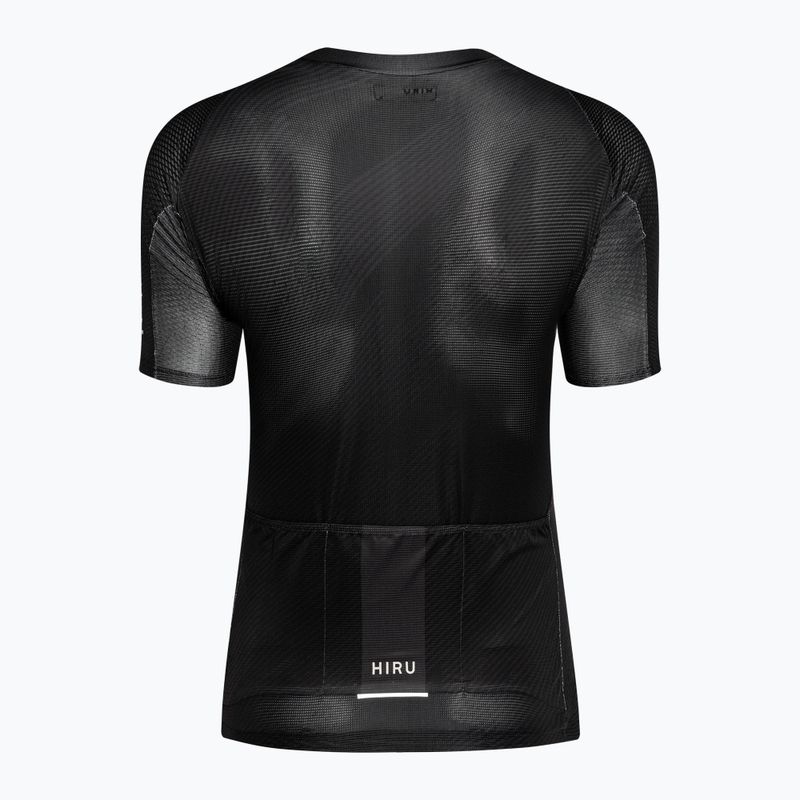 Koszulka rowerowa męska HIRU Core Light full black 2