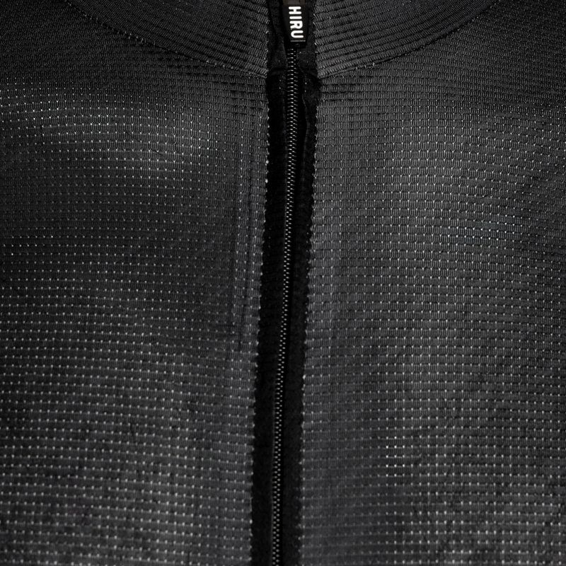 Koszulka rowerowa męska HIRU Core Light full black 3