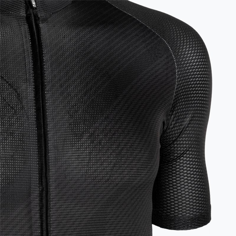 Koszulka rowerowa męska HIRU Core Light full black 4