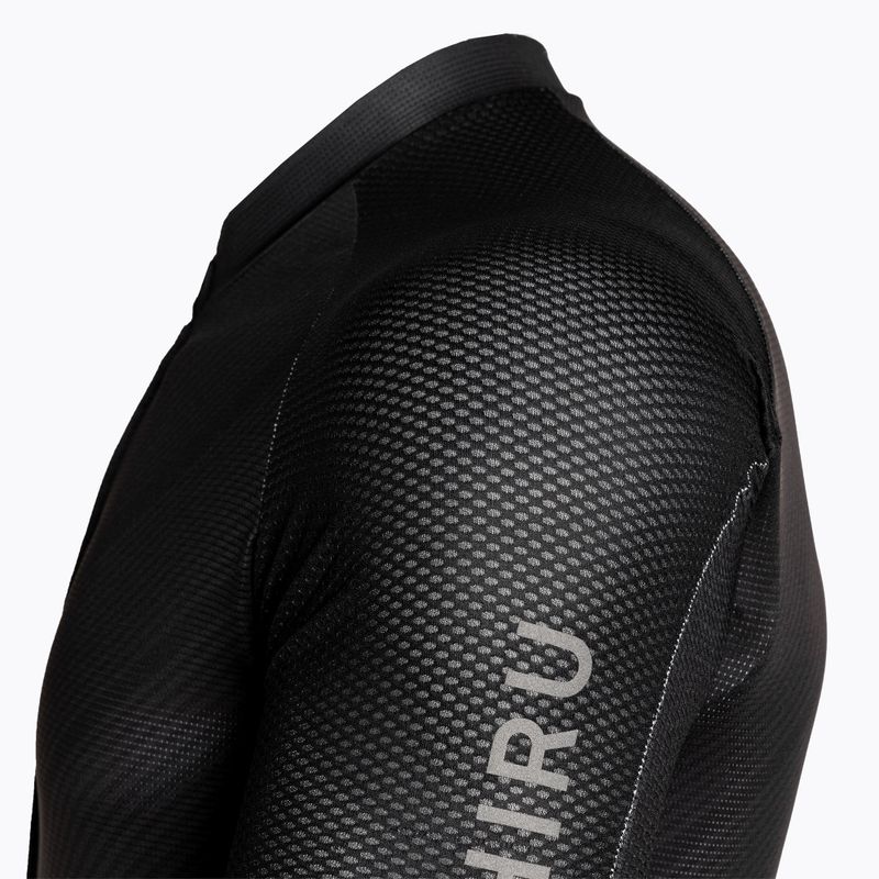 Koszulka rowerowa męska HIRU Core Light full black 5