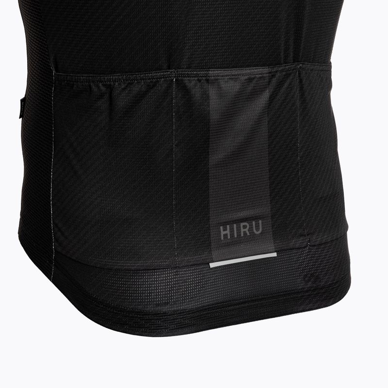 Koszulka rowerowa męska HIRU Core Light full black 6