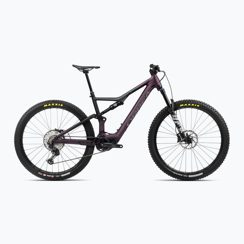Rower elektryczny Orbea Rise H20 540Wh 2024 metallic mulberry/black