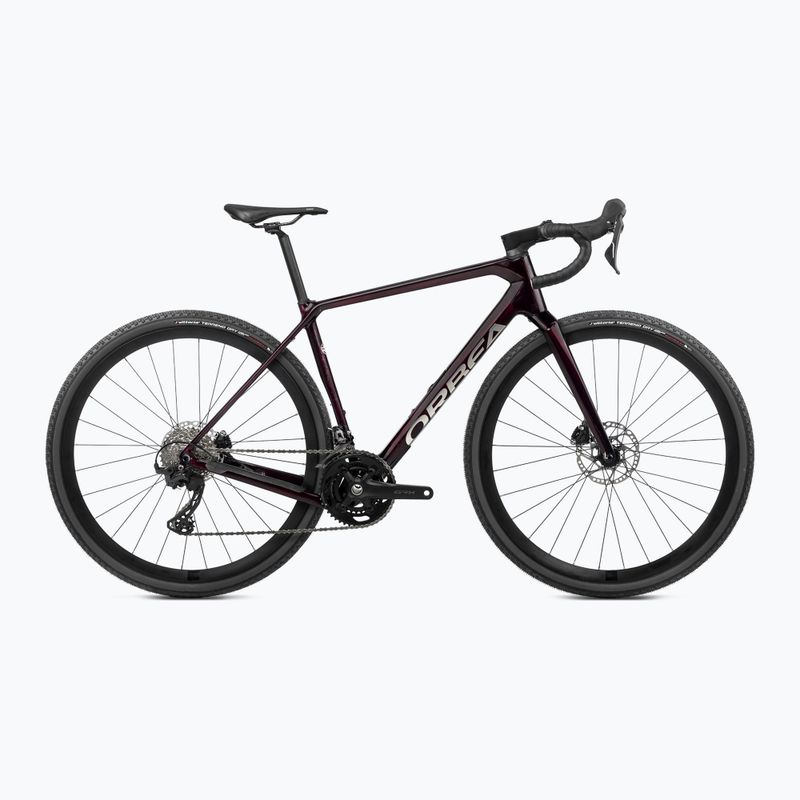 Rower gravelowy Orbea Terra M30 Team 2024 wine red carbon view